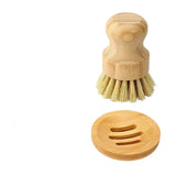 Bamboo Dish Scrub Brushes - Naturally Antimicrobial & Fully Compostable