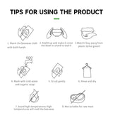 9x Natural Beeswax Wraps