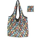 Foldable Reusable Bag (Washable Fabric) - Lightweight & Stylish