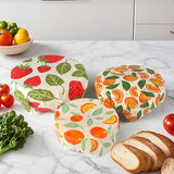 9x Natural Beeswax Wraps