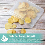 10-Piece Set - Durable Food-Grade Silicone Storage Bags (BPA-Free & Non-Toxic)