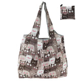 Foldable Reusable Bag (Washable Fabric) - Lightweight & Stylish