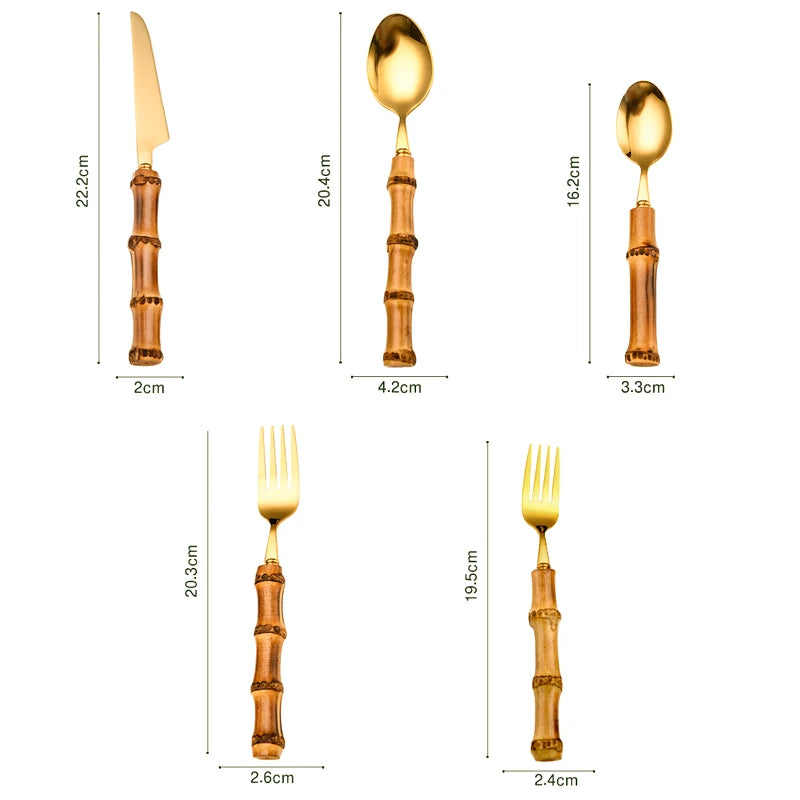 Sustainable Elegance - Premium Cutlery Set
