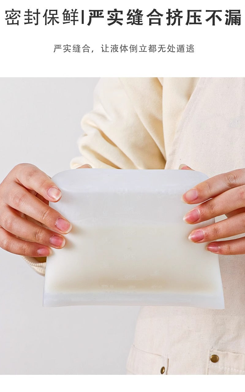 Premium Silicone Food Storage Bags - 100% BPA-Free