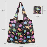 Foldable Reusable Bag (Washable Fabric) - Lightweight & Stylish