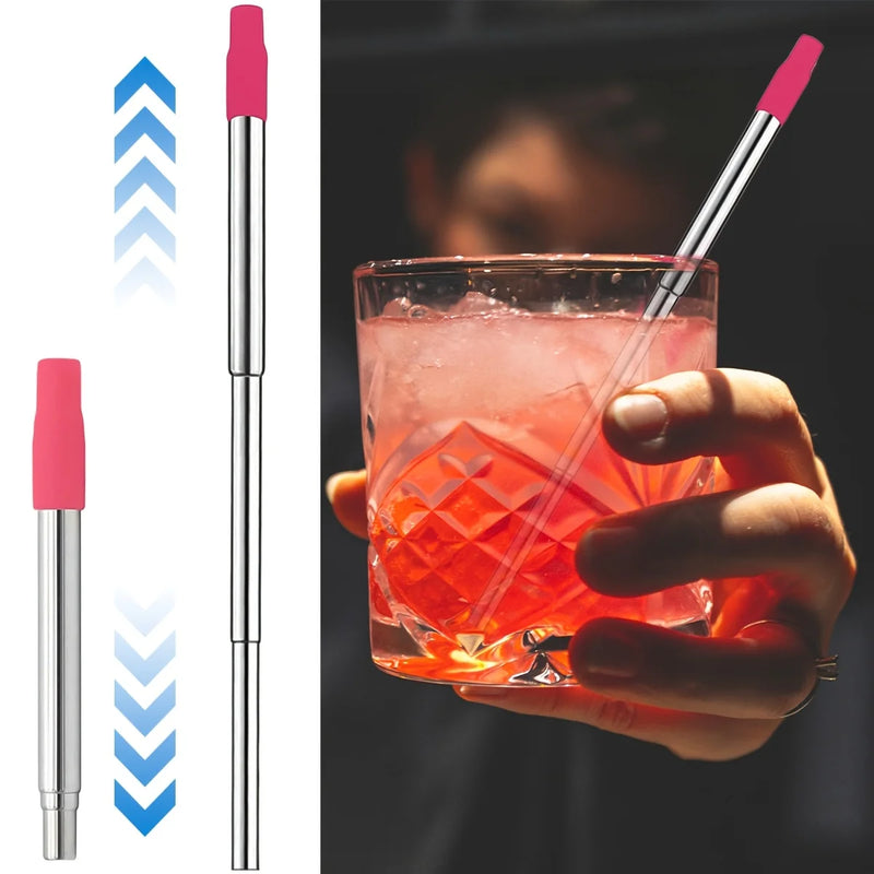 Durable Stainless-Steel Straw Set (Fully Recyclable)