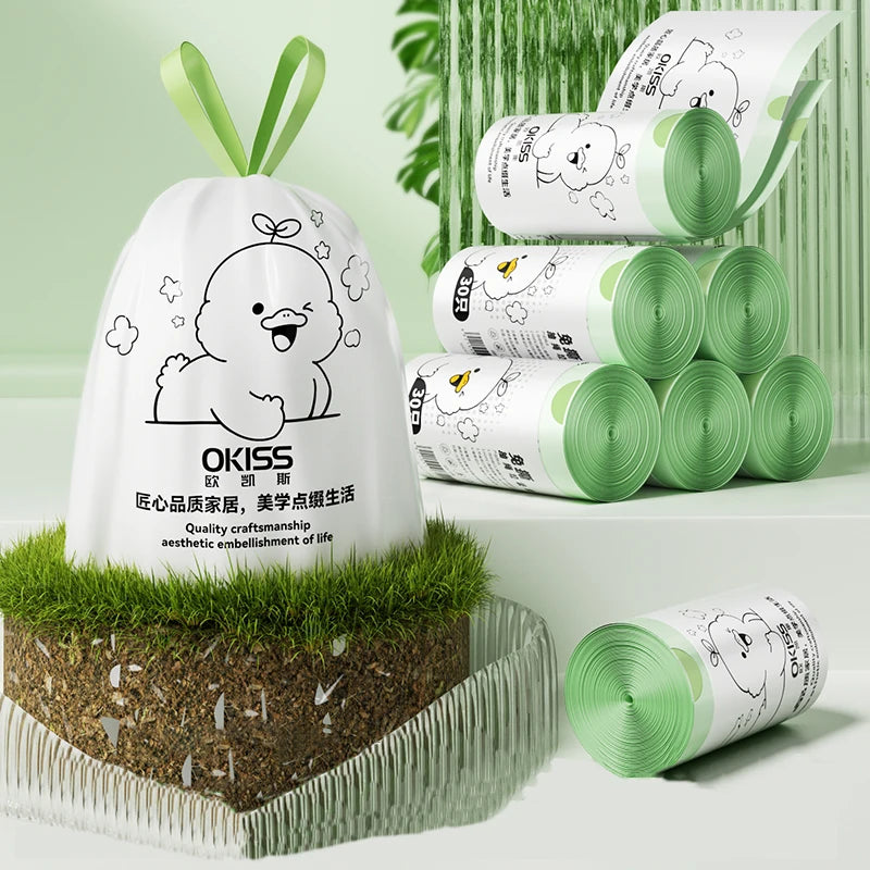Plant-Based Compostable Trash Bags - Certified for Industrial Composting - GreenBox