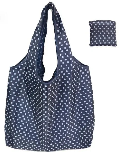 Foldable Reusable Bag (Washable Fabric) - Lightweight & Stylish