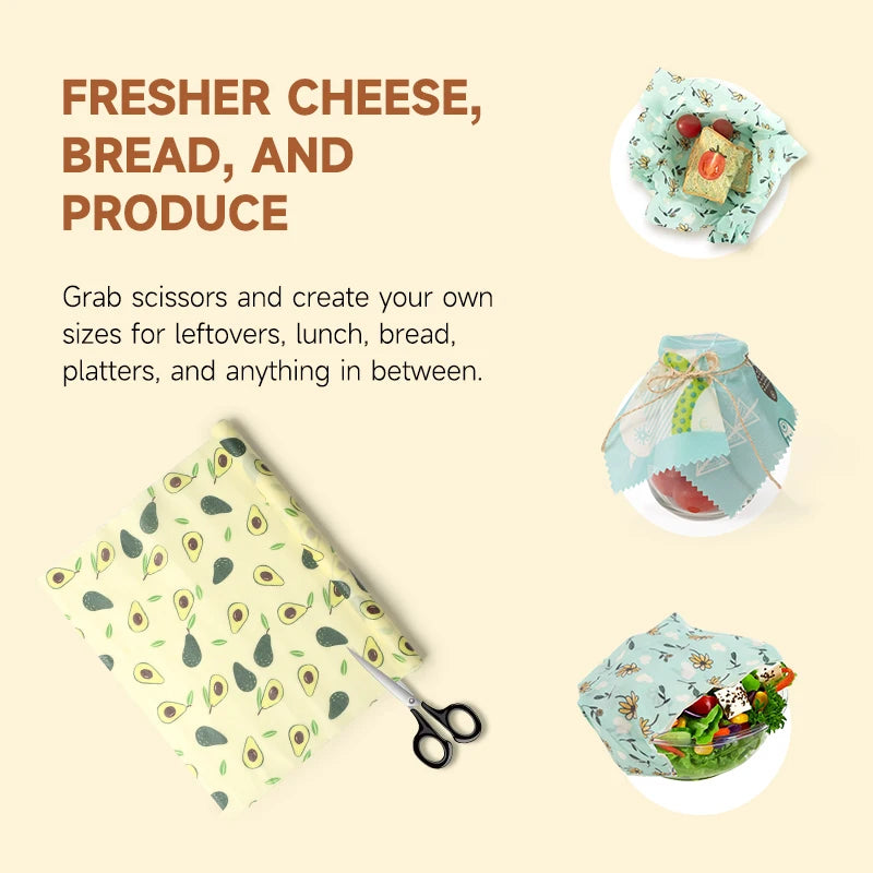 Plastic-Free & Organic - Natural Beeswax Wrap Roll - GreenBox