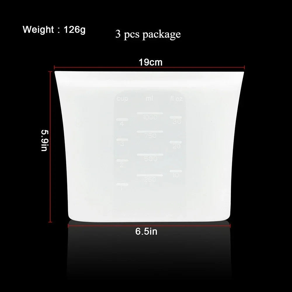 Premium Silicone Food Storage Bags - 100% BPA-Free