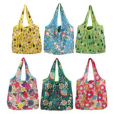 Foldable Reusable Bag (Washable Fabric) - Lightweight & Stylish