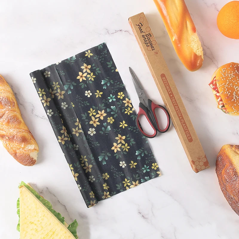 Plastic-Free & Organic - Natural Beeswax Wrap Roll - GreenBox