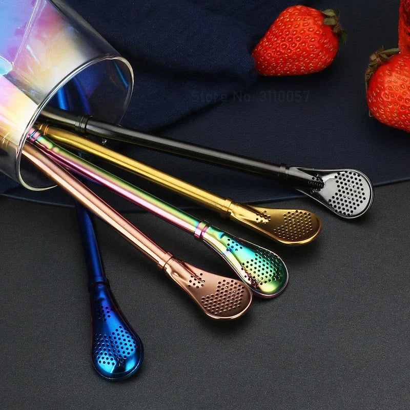 Premium Stainless Steel Drinking Straws (Corrosion-Resistant & Dishwasher-Safe)