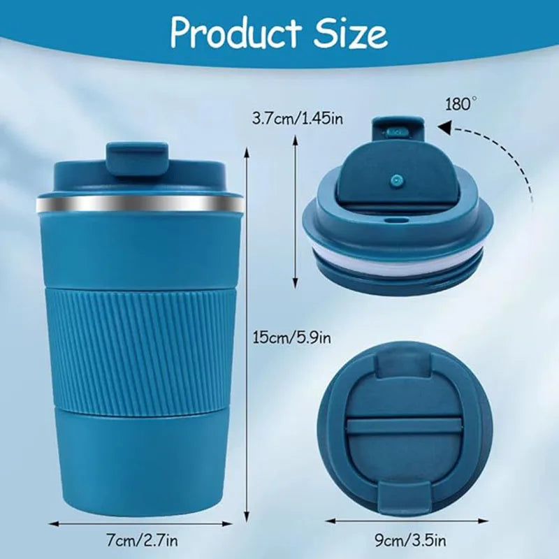 380ml Double-Wall Insulated Mug - Premium Stainless Steel