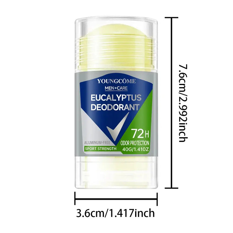 Reliable Odor Protection - Natural Roll-On Deodorant (Infused with Plant-Based Ingredients)