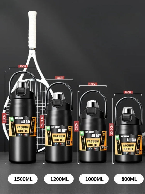 Premium Stainless-Steel Thermos (Double-Wall Vacuum-Insulation) - Fully Recyclable