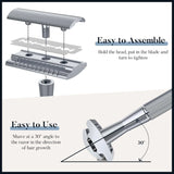 Precision-Engineered Safety Razor (Medical-Grade Stainless Steel)