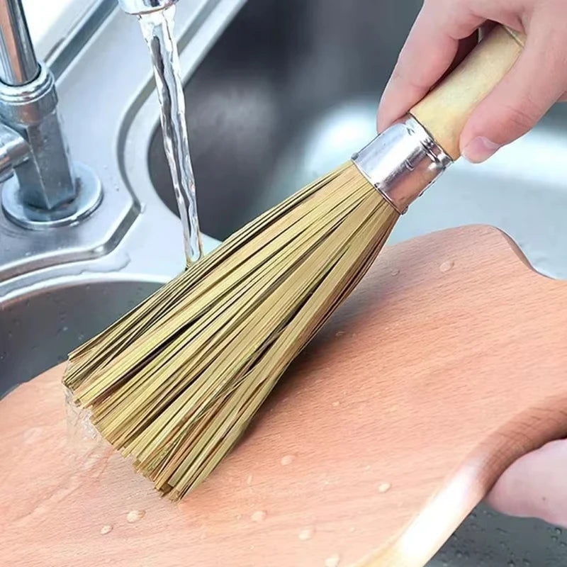 Bamboo Pot Brushes - 100% Plant-Based & Compostable