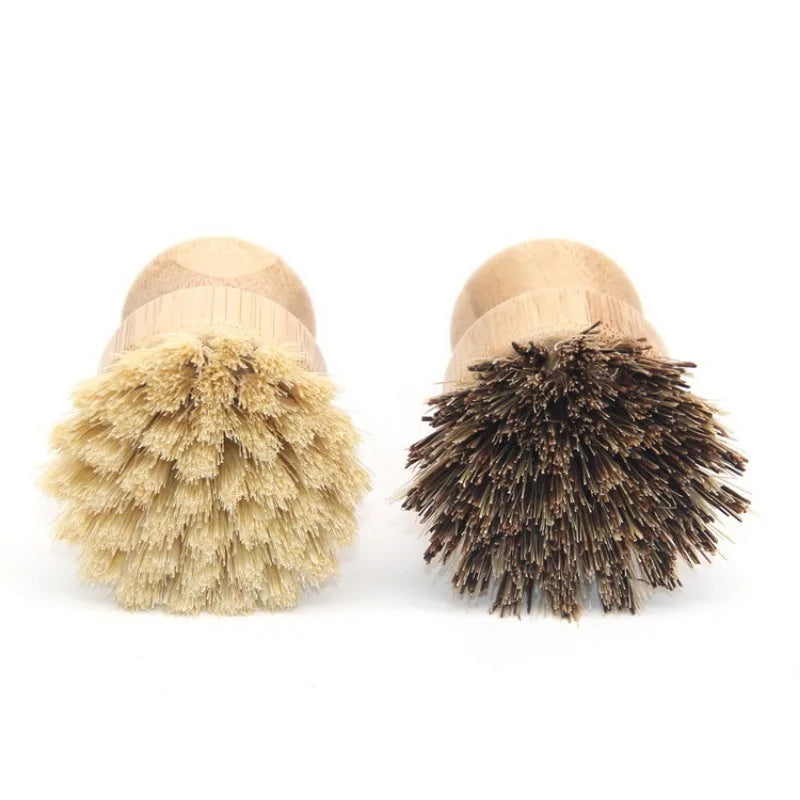 Bamboo Dish Scrub Brushes - Naturally Antimicrobial & Fully Compostable