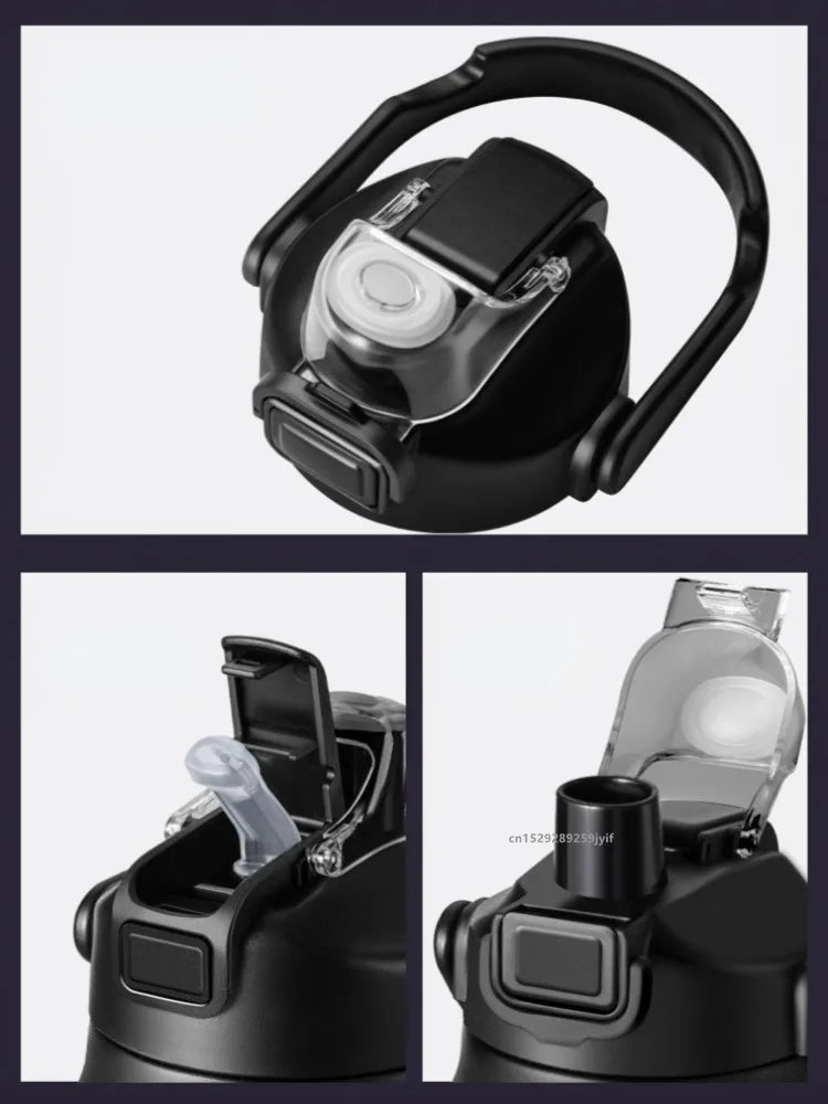 Premium Stainless-Steel Thermos (Double-Wall Vacuum-Insulation) - Fully Recyclable