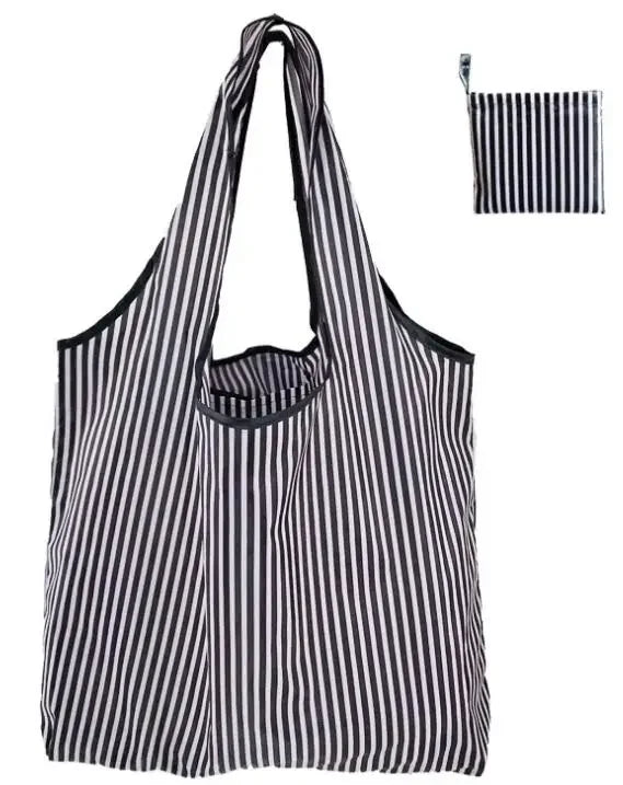Foldable Reusable Bag (Washable Fabric) - Lightweight & Stylish