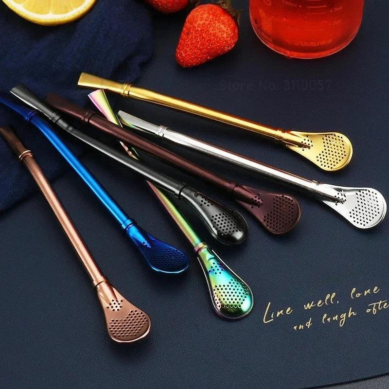 Premium Stainless Steel Drinking Straws (Corrosion-Resistant & Dishwasher-Safe)