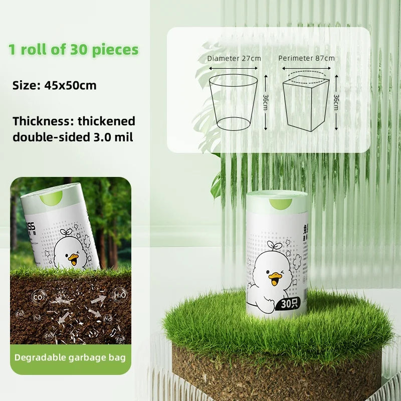 Plant-Based Compostable Trash Bags - Certified for Industrial Composting - GreenBox