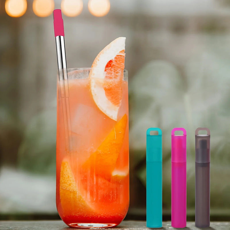 Durable Stainless-Steel Straw Set (Fully Recyclable)
