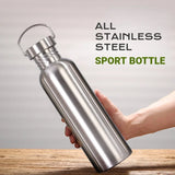 Robust Stainless-Steel Water Bottle - Lightweight & Durable